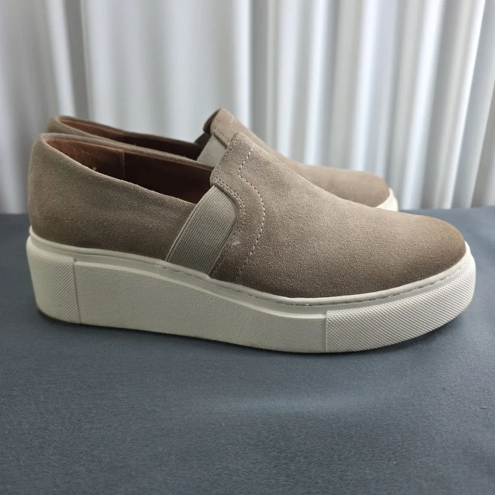 Caslon Tan Suede‎ Women's US Size 6.5 Loafers Wedge Platform Heel